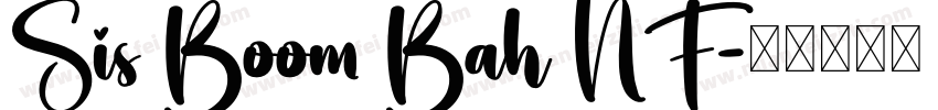 Sis Boom Bah NF字体转换